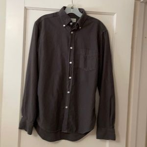 Hartford Alternative Classics 1979 gray button down shirt with pocket; cotton